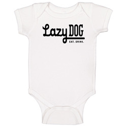 Lazy Dog San Diego Restaurant Baby One Piece Lazy Dog San Diego Restaurant Baby One Piece