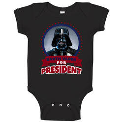 Darth Vader For President Greatest Villains Baby One Piece Darth Vader For President Greatest Villains Baby One Piece