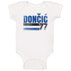 Luka Doncic 77 Dallas Basketball Rookie Fan Baby One Piece