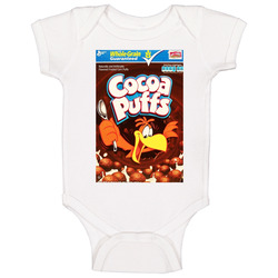 Cocoa Puffs 90s Cereal Baby One Piece Cocoa Puffs 90s Cereal Baby One Piece