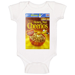 Honey Nut Cheerios Box Greatest Cereal Of All Time Breakfast Fan Foodie Baby One Piece Honey Nut Cheerios Box Greatest Cereal Of All Time Breakfast Fan Foodie Baby One Piece