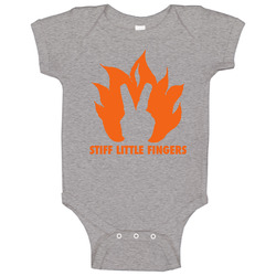 Stiff Little Fingers Punk Rock Retro Baby One Piece Stiff Little Fingers Punk Rock Retro Baby One Piece