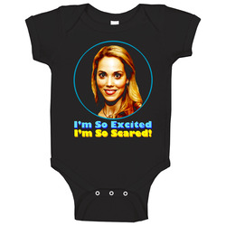 Saved By The Bell So Excited Scared Jesse Spano Baby One Piece Saved By The Bell So Excited Scared Jesse Spano Baby One Piece