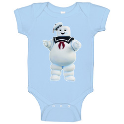 Stay Puft Marshmallow Man Ghostbusters Baby One Piece Stay Puft Marshmallow Man Ghostbusters Baby One Piece