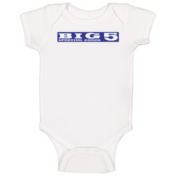 Big 5 Sporting Goods Nasdaq Company Logo Employee Fan Baby One Piece Big 5 Sporting Goods Nasdaq Company Logo Employee Fan Baby One Piece