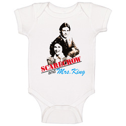Scarecrow And Mrs King Spy Classic Baby One Piece Scarecrow And Mrs King Spy Classic Baby One Piece