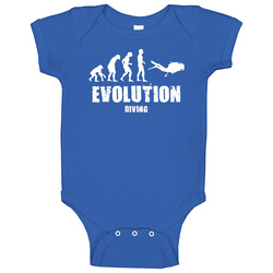 Scuba Evolution Diving Baby One Piece Scuba Evolution Diving Baby One Piece