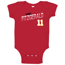 Larry Fitzgerald 11 Favorite Player Arizona Football Fan Baby One Piece Larry Fitzgerald 11 Favorite Player Arizona Football Fan Baby One Piece