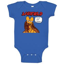Jarfield Far Far Binks Garfield Mashup Parody Cartoon Star Wars Geek Fan Baby One Piece Jarfield Far Far Binks Garfield Mashup Parody Cartoon Star Wars Geek Fan Baby One Piece