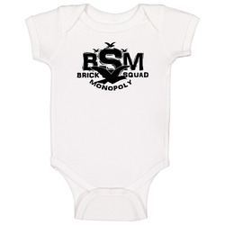 Brick Squad Monopoly Hip Hop Record Label Music Lovers Baby One Piece Brick Squad Monopoly Hip Hop Record Label Music Lovers Baby One Piece