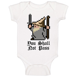 Lord Of The Rings Shall Not Pass Movie Baby One Piece Lord Of The Rings Shall Not Pass Movie Baby One Piece