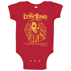 Lebron James Lyin King Cavs Heat Basketball Baby One Piece Lebron James Lyin King Cavs Heat Basketball Baby One Piece
