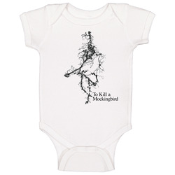 Harper Leeto Kill A Mockingbird Baby One Piece Harper Leeto Kill A Mockingbird Baby One Piece