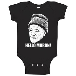 Grumpy Old Men Movie Quote Hello Moron 90s Fan Cool Baby One Piece Grumpy Old Men Movie Quote Hello Moron 90s Fan Cool Baby One Piece