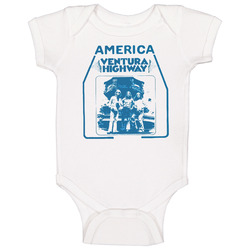 America Folk Band Ventura Highway Baby One Piece America Folk Band Ventura Highway Baby One Piece