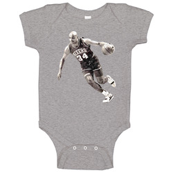 Charles Barkley Philadelphia Basketball Retro Baby One Piece