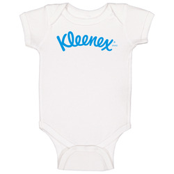 Kleenex Toilet Paper Company Logo Baby One Piece Kleenex Toilet Paper Company Logo Baby One Piece
