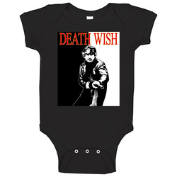 Charles Bronson Death Wish Retro Movie Baby One Piece Charles Bronson Death Wish Retro Movie Baby One Piece