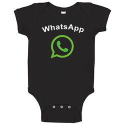 Whatsapp Social Media Mobile Messaging App Baby One Piece Whatsapp Social Media Mobile Messaging App Baby One Piece