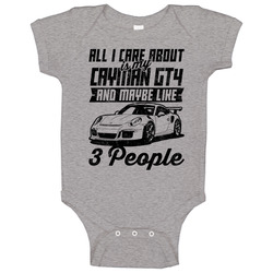 Porsche Cayman Gt4 All I Care About Is Maybe 3 People Worn Look Baby One Piece Porsche Cayman Gt4 All I Care About Is Maybe 3 People Worn Look Baby One Piece