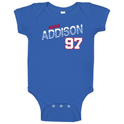 Mario Addison 97 Favorite Player Buffalo Football Fan Baby One Piece Mario Addison 97 Favorite Player Buffalo Football Fan Baby One Piece