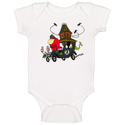Wacky Races Cartoon The Gruesome Threesome Baby One Piece Wacky Races Cartoon The Gruesome Threesome Baby One Piece