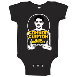 Connor Clifton Is My Homeboy Funny Boston Hockey Baby One Piece