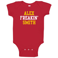 Alex Freakin' Smith Kansas City Football Player Cool Fan Baby One Piece Alex Freakin' Smith Kansas City Football Player Cool Fan Baby One Piece
