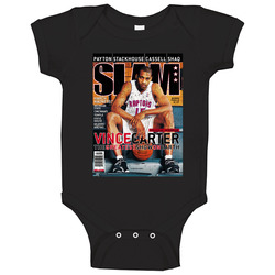 Slam Magazine Issue 41 Vince Carter Popular Basketball Magazine Grunge Look Baby One Piece