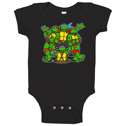 Teenage Mutant Ninja Turtles Cartoon Baby One Piece Teenage Mutant Ninja Turtles Cartoon Baby One Piece