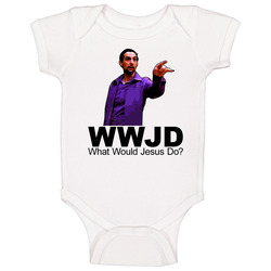 What Would Jesus Do Quintana Big Lebowski Baby One Piece What Would Jesus Do Quintana Big Lebowski Baby One Piece