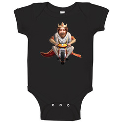 Burger King Fast Food Mascot Baby One Piece Burger King Fast Food Mascot Baby One Piece