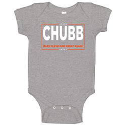 Nick Chubb Make Cleveland Great Again Cleveland Football Fan Baby One Piece Nick Chubb Make Cleveland Great Again Cleveland Football Fan Baby One Piece