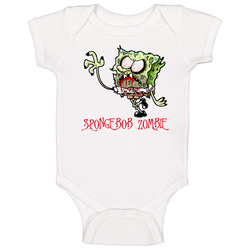 Spongebob Zombie Funny Cult Baby One Piece Spongebob Zombie Funny Cult Baby One Piece