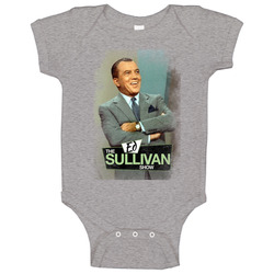 The Ed Sullivan Show Retro 50s Tv Show Poster Vintage Unisex Baby One Piece The Ed Sullivan Show Retro 50s Tv Show Poster Vintage Unisex Baby One Piece