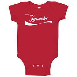 Zywicki Enjoy Cola Parody Custom Name Baby One Piece Zywicki Enjoy Cola Parody Custom Name Baby One Piece
