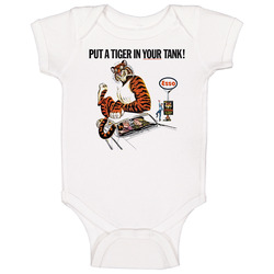 Esso Gas Tiger Mascot Baby One Piece Esso Gas Tiger Mascot Baby One Piece