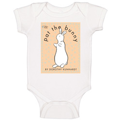 Pat The Bunny Classic Children's Storybook Cover Baby One Piece Pat The Bunny Classic Children's Storybook Cover Baby One Piece