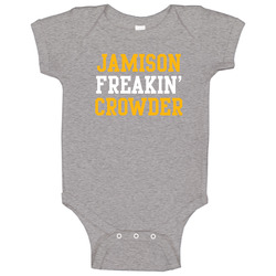 Jamison Freakin' Crowder Washington Football Player Cool Fan Baby One Piece Jamison Freakin' Crowder Washington Football Player Cool Fan Baby One Piece
