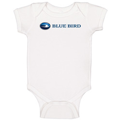 Blue Bird Corporation Nasdaq Company Logo Employee Fan Baby One Piece Blue Bird Corporation Nasdaq Company Logo Employee Fan Baby One Piece
