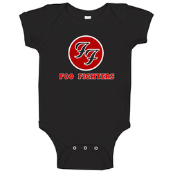 Foo Fighters Logo American Rock Band Music Baby One Piece Foo Fighters Logo American Rock Band Music Baby One Piece