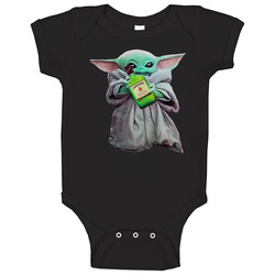 Baby Yoda The Child Mandalorian Jameson Irish Whiskey Alcohol Drink Baby One Piece Baby Yoda The Child Mandalorian Jameson Irish Whiskey Alcohol Drink Baby One Piece