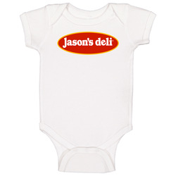 Jason's Deli Sub Sandwhich Restaurant Baby One Piece Jason's Deli Sub Sandwhich Restaurant Baby One Piece