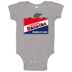 Bazooka Joe Bubble Gum Retro Baby One Piece Bazooka Joe Bubble Gum Retro Baby One Piece