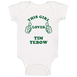 Tim Tebow New York Buffalo Sports Football This Girl Loves Baby One Piece Tim Tebow New York Buffalo Sports Football This Girl Loves Baby One Piece