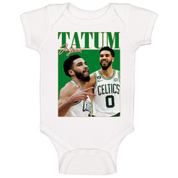 Jayson Tatum 90s Style Baby One Piece Jayson Tatum 90s Style Baby One Piece