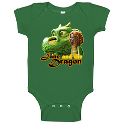 Jane And The Dragon Kids Baby One Piece Jane And The Dragon Kids Baby One Piece