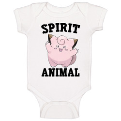Clefairy Is My Spirit Animal Baby One Piece
