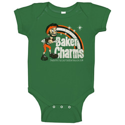 Baker Mayfield Baker Charms Funny Lucky Charms Baby One Piece Baker Mayfield Baker Charms Funny Lucky Charms Baby One Piece