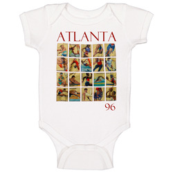 Atlanta Olympics 1996 Olympic Games Baby One Piece Atlanta Olympics 1996 Olympic Games Baby One Piece